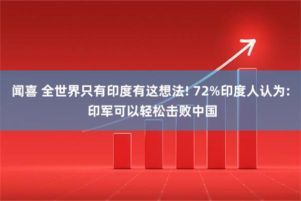 闻喜 全世界只有印度有这想法! 72%印度人认为: 印军可以轻松击败中国